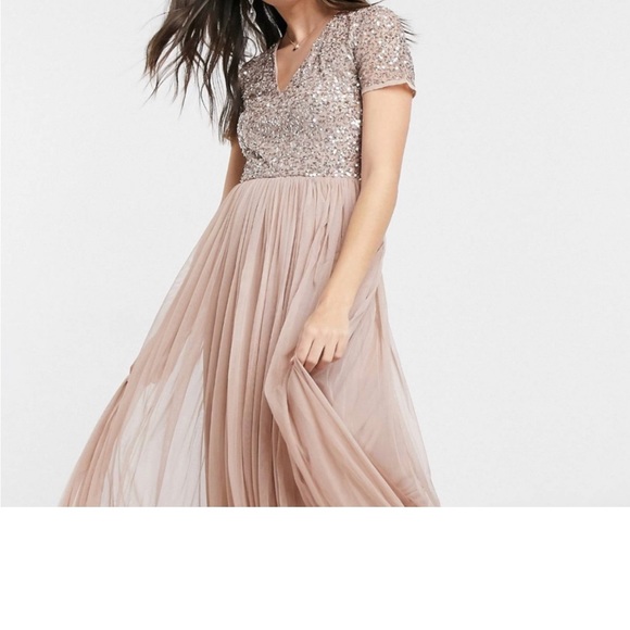 BRAND NEW ASOS Maya Bridesmaid Dress Size US 2 - Picture 3 of 14
